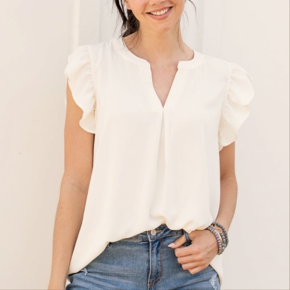 LOFT Tops - NWOT Loft Cream Shell Tank Top Sz XL